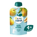 Пюре Фрутоняня груша натуральная  (с 4 мес), 90 г