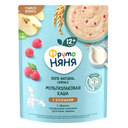 Каша Фрутоняня  мультизлаковая с яблоками, хлопьями, 200 г