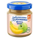 Пюре Бабушкино Лукошко  яблоко банан (стекло), 100 г
