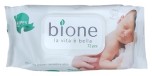 Влажные салфетки Bione 72 шт
