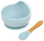 Набор силикон.чашка+ ложка