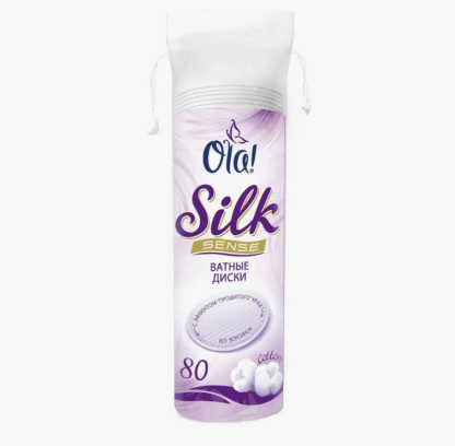 Ватные диски Ola! silk sense 80шт мяг/уп