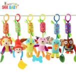 Мягкая погремушка SKK BABY, с грызунком