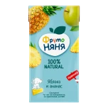 ФрутоНяня 0,5л. Нектар из яблок и ананасов.