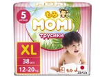 Подгузники-трусики momi xl 12-20кг 38шт