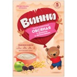 Каша Винни молочная овсяная с яблоком и черносливом (с 5 мес), 200г