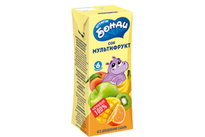 БОНДИ сок мультифрукт 0,2 л