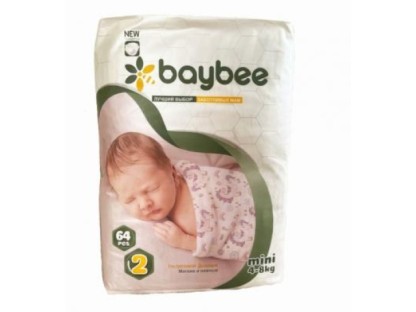 Штучно подгузники S Baybee 4-8 кг