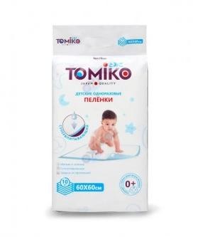 Детские пеленки одноразовые Tomiko   60*60  10шт