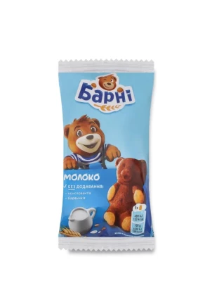 БАРНИ МЕДВЕЖОНОК  С МОЛОЧНОЙ НАЧИНКОЙ 24Х30Г